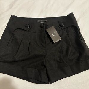 Armani Exchange Black Shorts